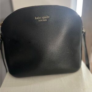 Kate Spade Black Textured Crossbody Bag